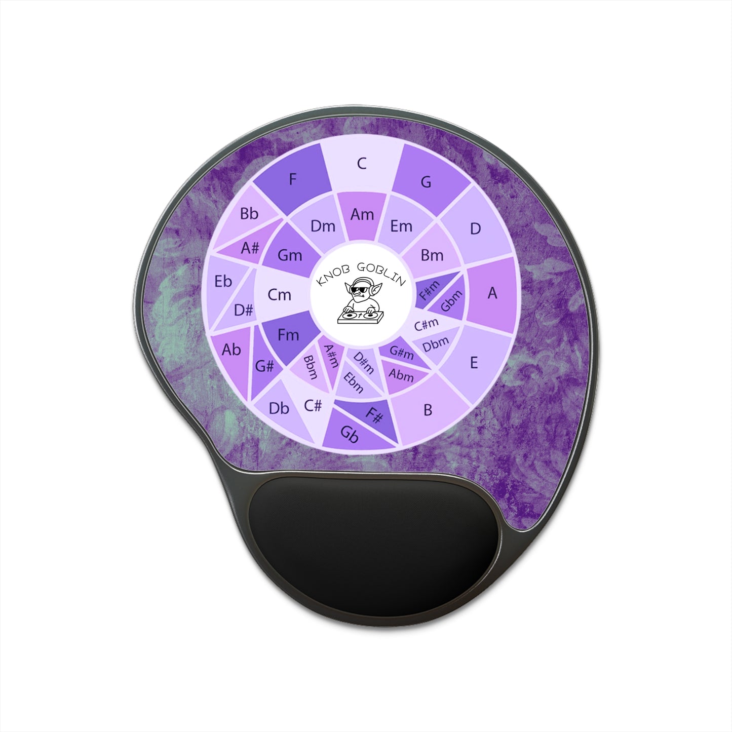 KNOB GOBLIN - Key Wheel Mouse Pad with Wrist Rest