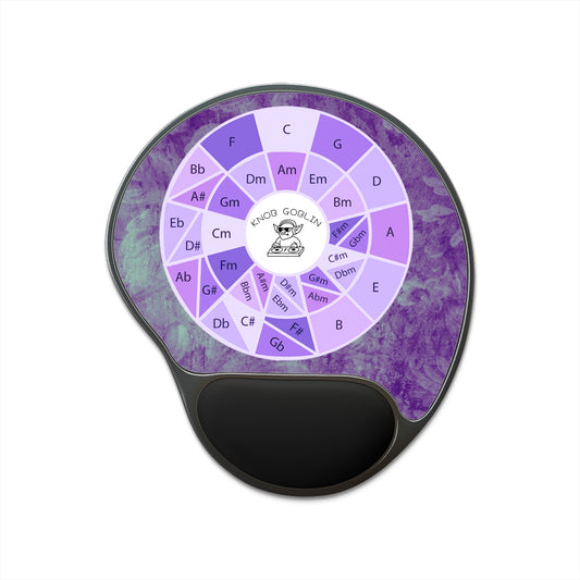 KNOB GOBLIN - Key Wheel Mouse Pad with Wrist Rest